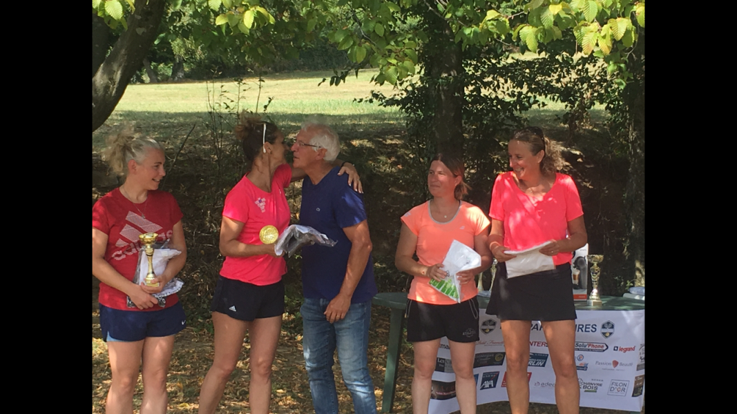Les finalistes du double dames
