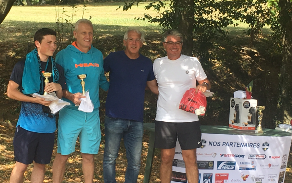 Les finalistes du double messieurs