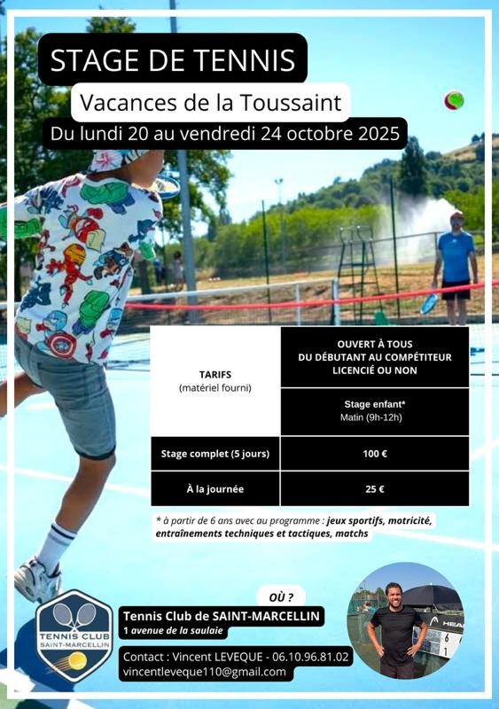 Stage Toussaint 2025