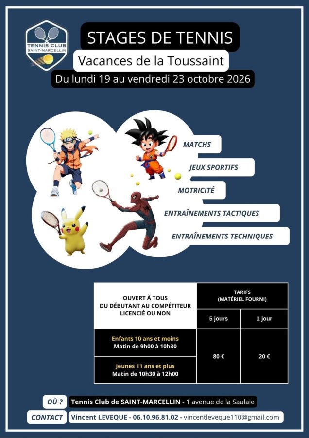 🎾 ALERTE STAGE CHOC : LES HÉROS DÉBARQUENT SUR LES COURTS ! 🎾